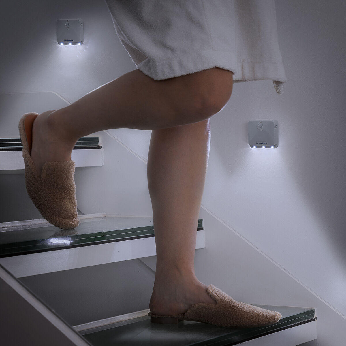 La Luz LED con Sensor de Movimiento - 2 Unidades