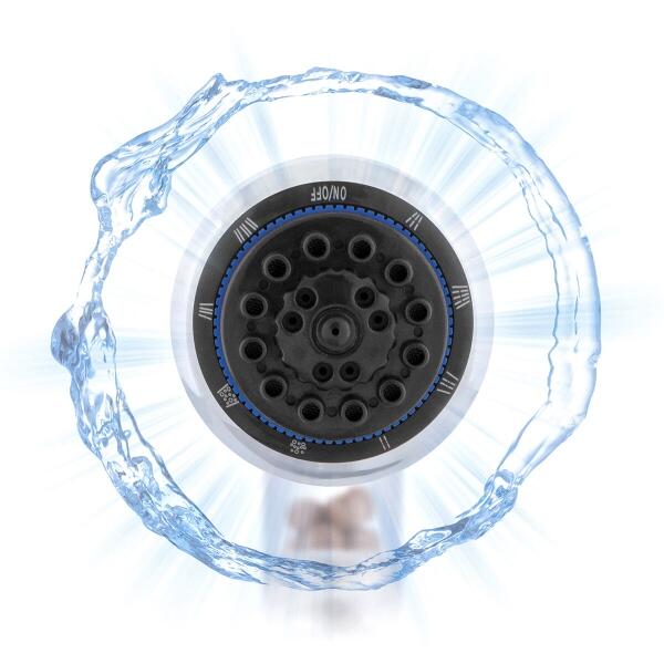 Ecoducha Mineral Multifuncional Pearl – 8 modos, ahorro 65%, filtro con germanio y turmalina