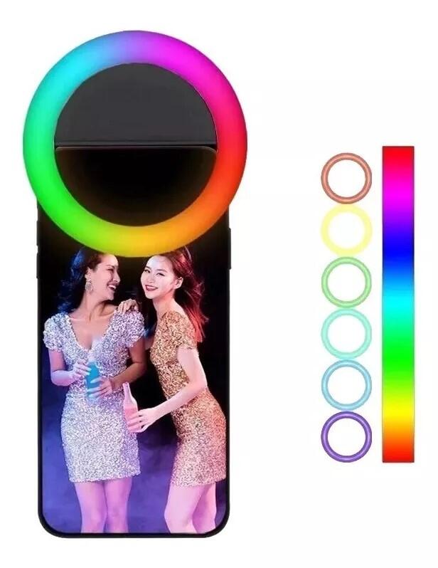 ARO DE LED PARA MÓVIL "Tu mejor selfie, iluminado a la perfección."
