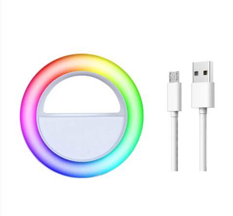 ARO DE LED PARA MÓVIL "Tu mejor selfie, iluminado a la perfección."