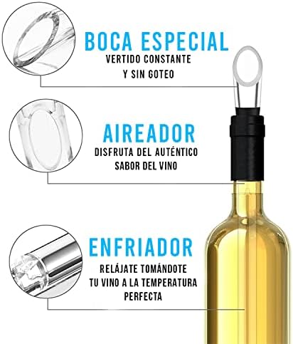 Enfriador de Vino con Aireador 2-en-1