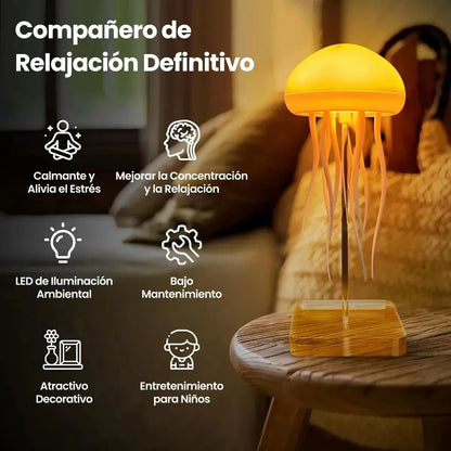 Lámpara Flotante de Medusa LED – Decoración Efecto Acuático