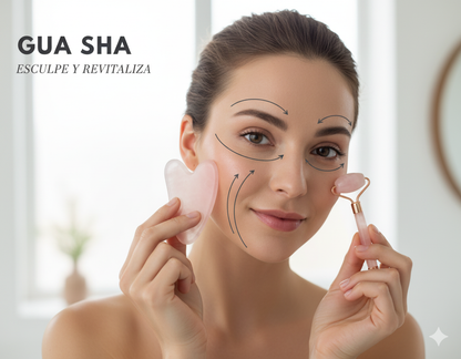 Gua Sha y Rodillo Facial: El Cuidado de Lujo para tu Piel