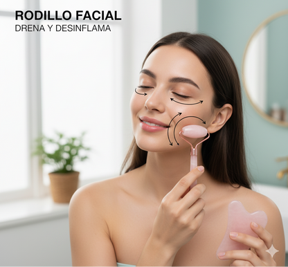 Gua Sha y Rodillo Facial: El Cuidado de Lujo para tu Piel