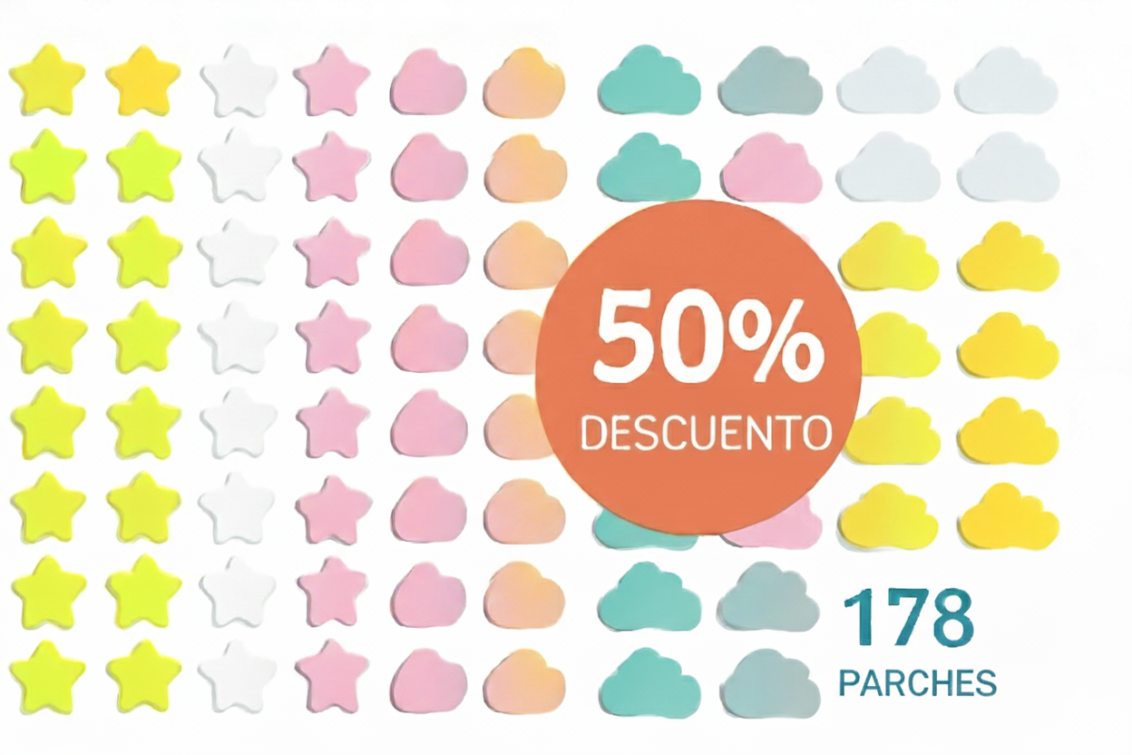 Parches para Acné en Forma de Estrella – 178 Unidades de Cuidado Divertido y Efectivo