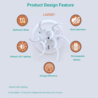 Lámpara Flotante de Medusa LED Recargable – Decoración Efecto Acuático