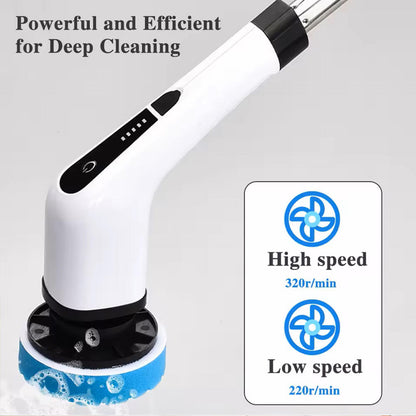Cepillo Eléctrico de Limpieza Inalámbrico 9 en 1 (Baño, cocina, coche)