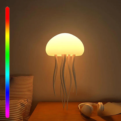 Lámpara Flotante de Medusa LED Recargable – Decoración Efecto Acuático