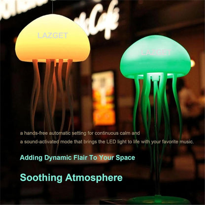 Lámpara Flotante de Medusa LED Recargable – Decoración Efecto Acuático